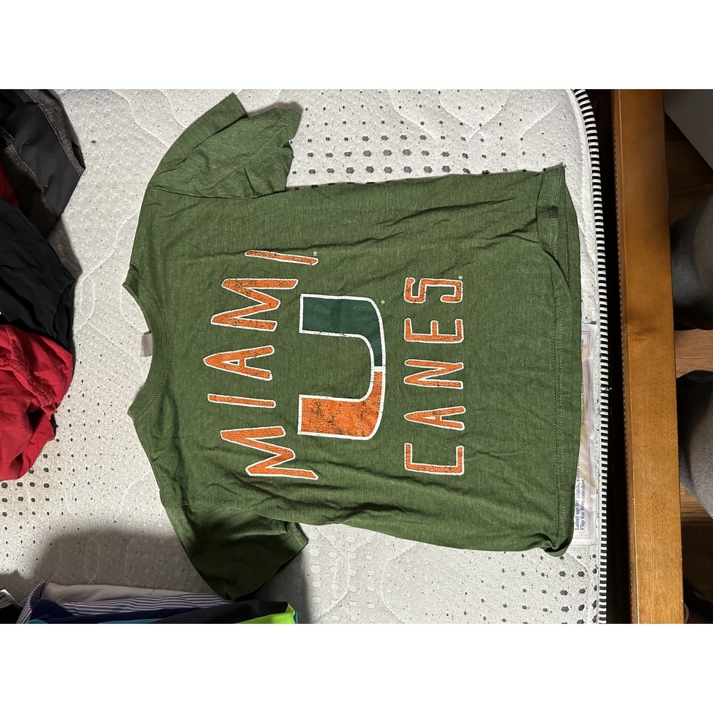 Green Miami Hurricanes Canes Boys T-Shirt